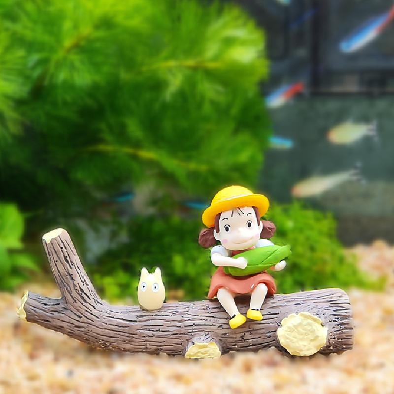 Pvc My Neighbor Totoro Mei Sitting Statue With Corn For Wedding Gift And Party Decor