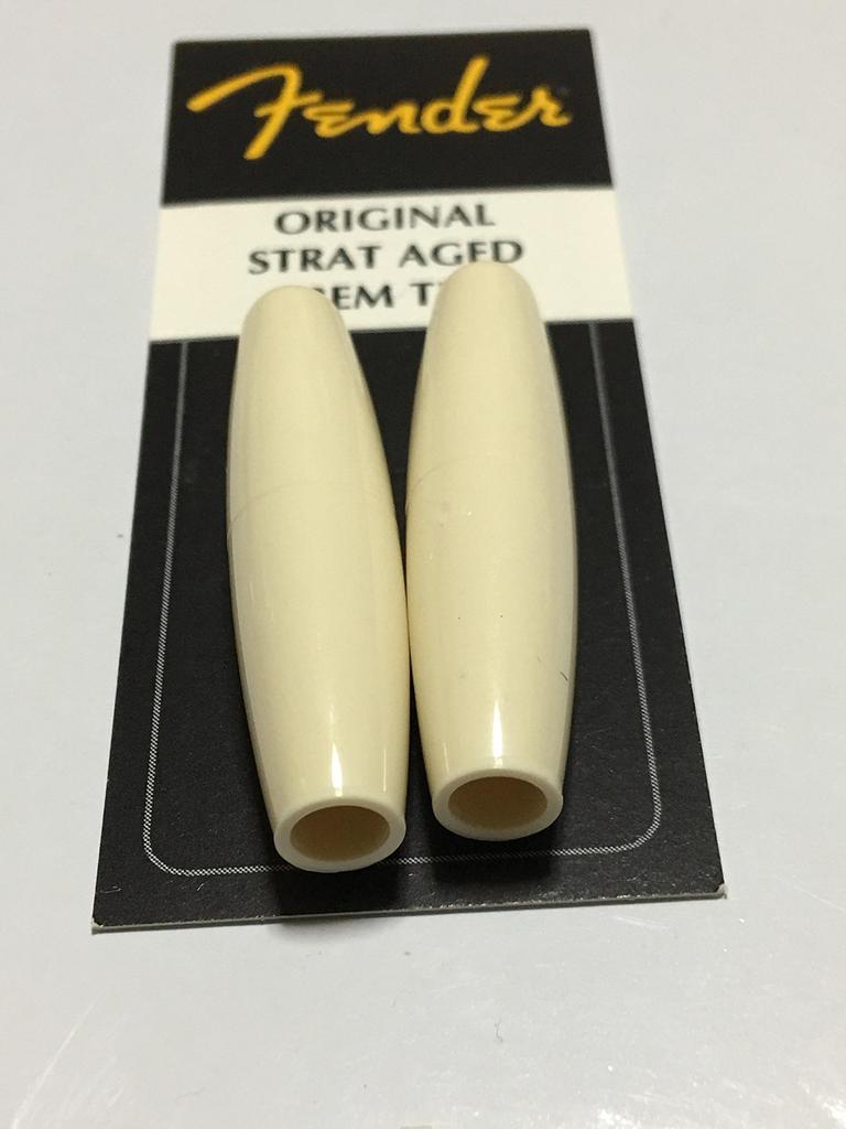 Fender Stratocaster Tremolo Arm Tips Aged White 2-piece Set