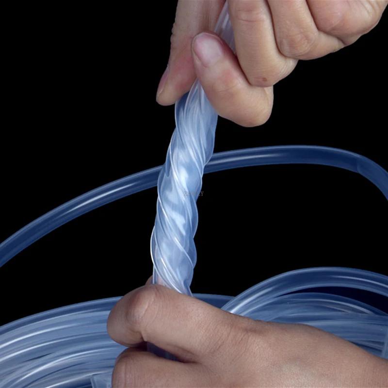 4 мм 6 мм 8 мм10 мм 12 мм силиконовый шланг прозрачная труба пищевые трубы 8 мм резиновая трубка шланги аквариумные трубки насосный шланг шланг