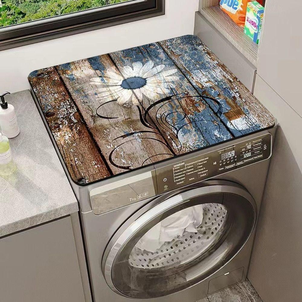 Противоскользящий коврик для стиральной машины с барабаном, пылезащитная салфетка для холодильника, предметы домашнего обихода