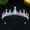Европейские и американские модные сплавные короны для взрослых, для вечеринок, короны принцессы, головные уборы для невесты, короны для волос со стразами, маленькие короны