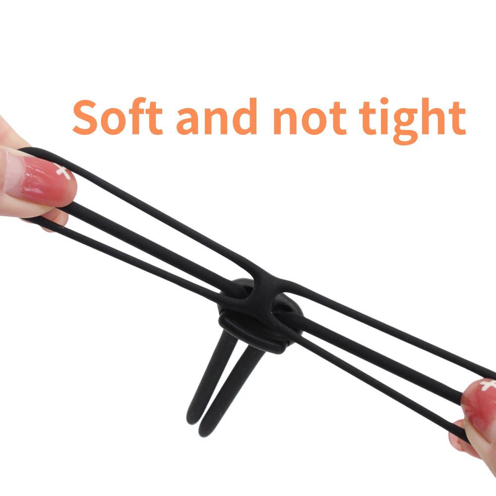 NEW Adjustable Penis Ring Rope Silicone Cock Rings Sex Toys for Adults Men Male Lasting Cockring Sex Shop Delay Ejaculation