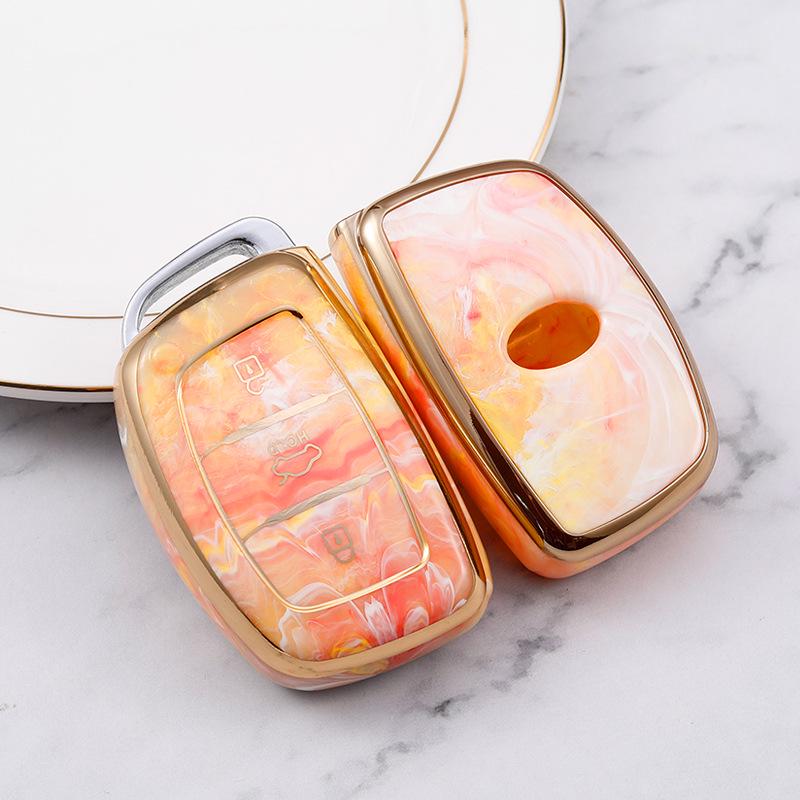 Современный чехол для ключа автомобиля для ix25, ix35, Sonata, Elantra, Mistra - Защитный чехол-сумка