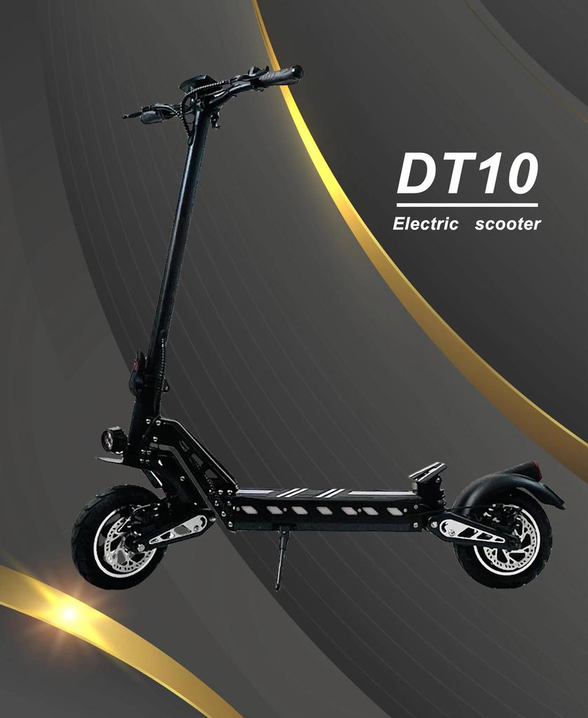 DT10 DriveTron Foldable Adult Electric Scooter, 50km/h Electric Kick Scooter, 1000W Skateboards, 48V 15.6Ah Kickboard E-Scooter