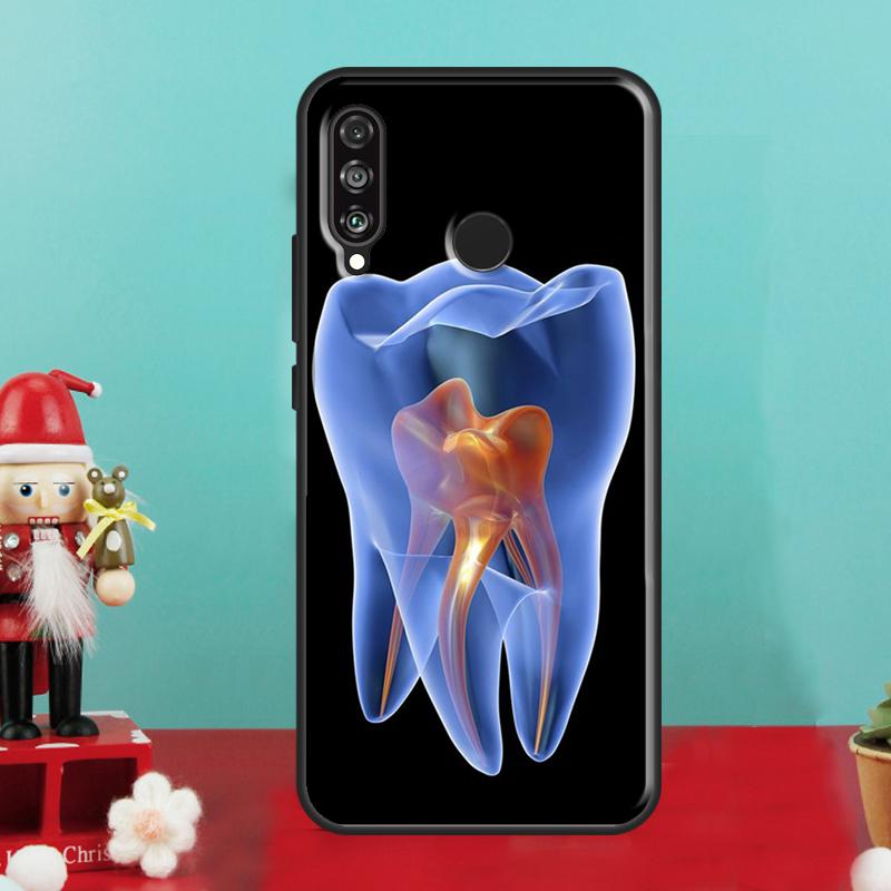 Чехол с рисунком зуба для стоматолога для Huawei Nova 12i 12s 11i 8i 9 10 SE Y90 Y60 Y70 Y72 Y73 Y61 Y91 P30 P40 Lite P60 Pro