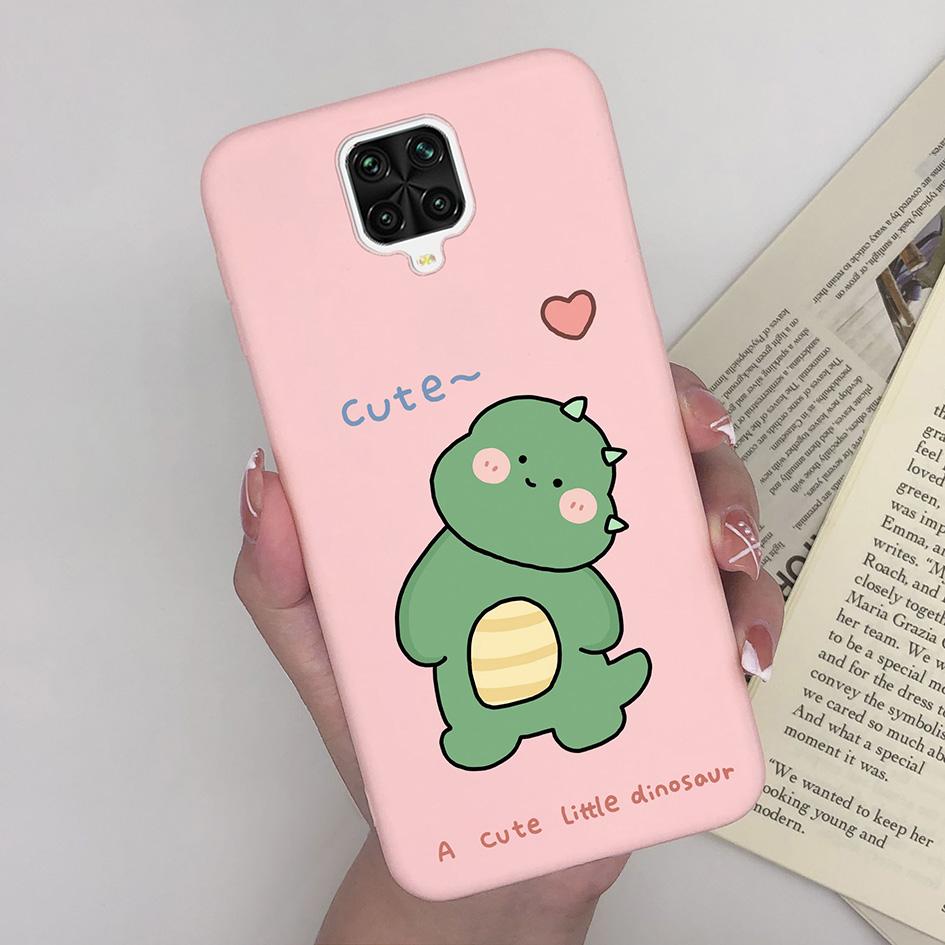 Чехол для телефона Xiaomi Redmi Note 9 Pro Max Милый матовый узор Силиконовая задняя крышка Чехол для Redmi Note 9Pro 9S 9 S Fundas Coques