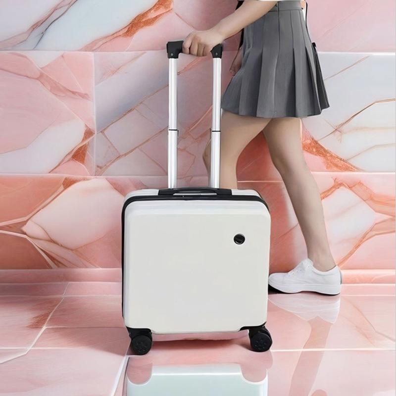 18" Дорожный чемодан ручной клади с универсальными колесами и замком, Прочный чемодан на колесиках для студентов, Доступна 20" версия