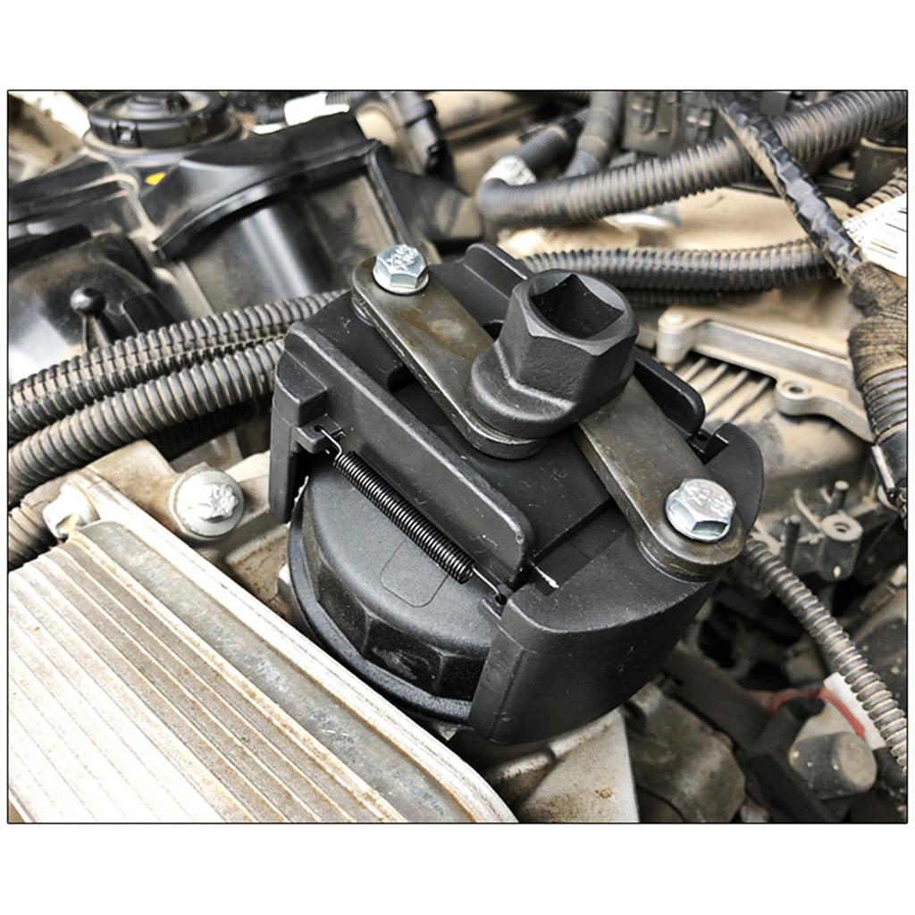 2-х захватный ключ для снятия топливного фильтра, масляный фильтр, регулируемый 60-80 мм/80-105 мм, инструмент для замены и разборки фильтра с 2 захватами