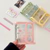 3 Holes Kpop Photo Card Binder PVC Photocard Album Mini Binder Photo Album