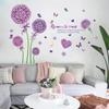 XY9010 Gypsophila Wall Stickers for Living Room & Bedroom Decor
