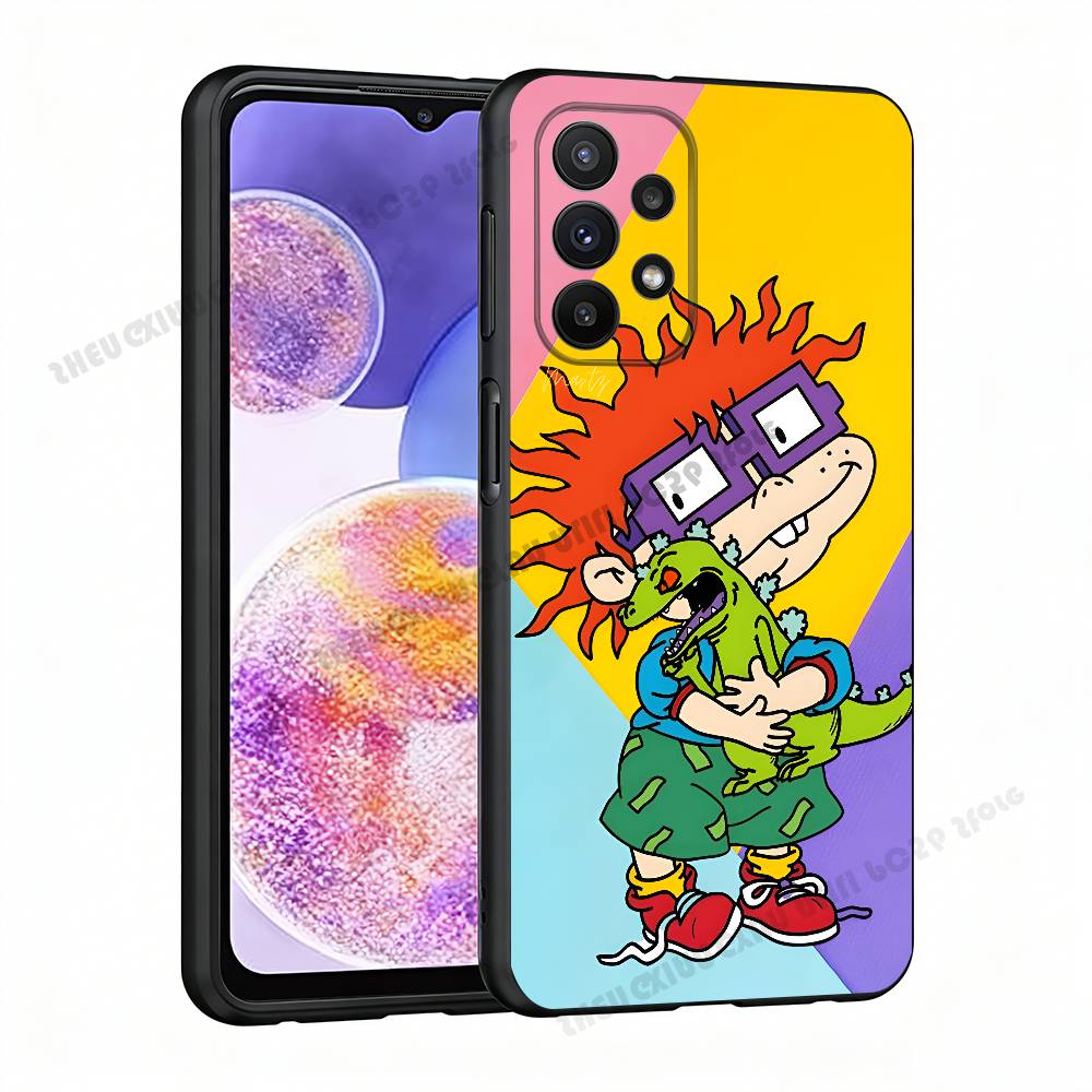 Rugrats Cartoon Silicone Protect Case For Samsung A21 31 51 53 20 22 30 32 42 50 70 Cover