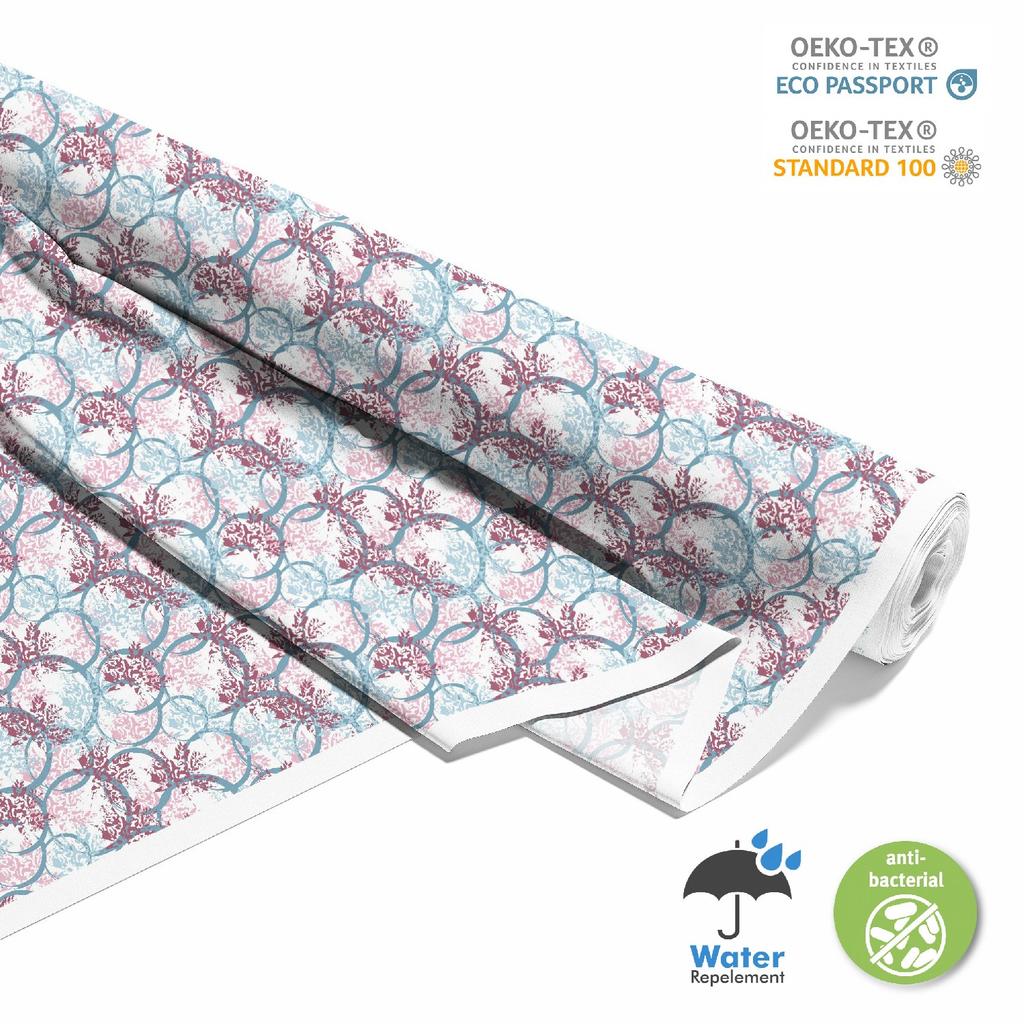Outdoor Dekostoffe Oxford - Motiv Herbstblattdruck 2