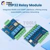 ESP32 RS485 Modbus Релейный Модуль DC 9-24V 4/8 Каналов - с WiFi Bluetooth и Оптоизоляцией, Интерфейс Type-C