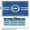 Brighton & Hove Albion Print Flannel Blanket High Quality Warm Comfortable Cover for All Seasons Perfect for Gifts Home Decor