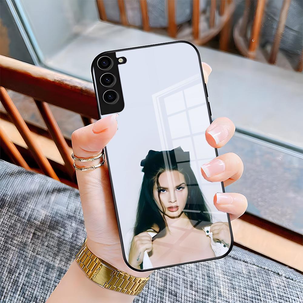 Чехол для телефона Lana Del Rey Популярная певица Для Samsung A25 A13 A33 5G A54 A36 A35 A56 A52 A14 Ударопрочный Стеклянный чехол