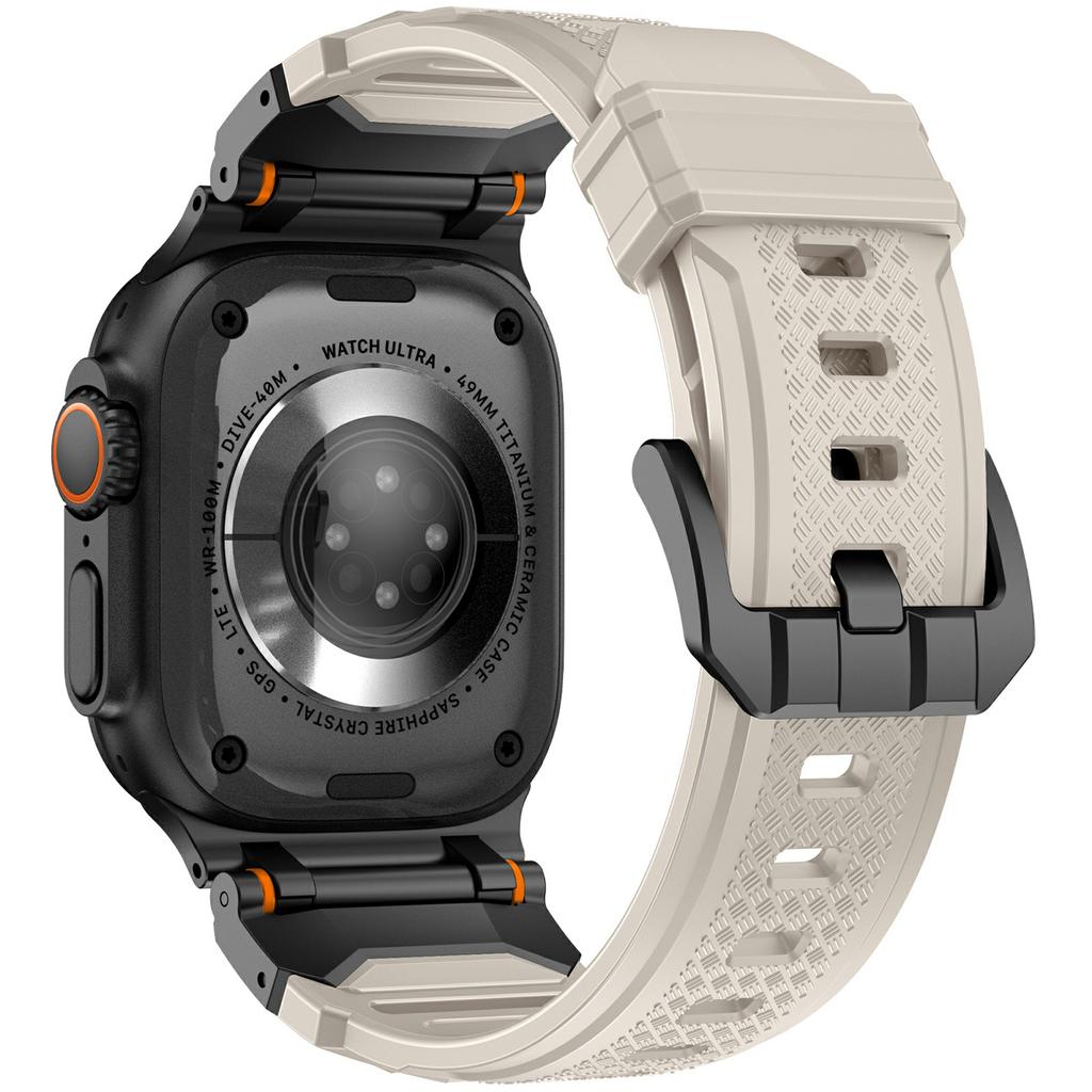 For Apple Watch 10 46mm/Ultra 2/Ultra 49mm/9 8 7 45mm/SE (2023) SE (2022) SE 6 5 4 44mm/3 2 1 42mm Liquid Silicone Watch Band