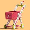 Детская игрушечная тележка для покупок, мини-супермаркет, тележка, игра для детей от 3 лет и старше