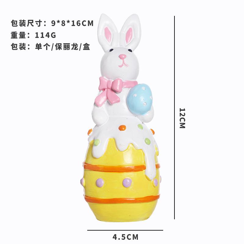 Пасхальные украшения, Инс, Милые кролики, Пасхальные яйца, Полимерные фигурки, Подарки для домашней вечеринки