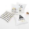 Luxurious Christmas Pillow Case Glitter Cotton Linen Sofa Throw Cushion Cover For Cozy Living