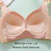 Женский бюстгальтер без стального кольца, тонкая чашка, верхняя поддержка со сборками, нижнее белье