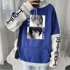 Свитшот аниме Death Note Light Yagami And L Lawliet Print Hooded Men Women Trend Hoodies Casual Streetwear Harajuku Pullover