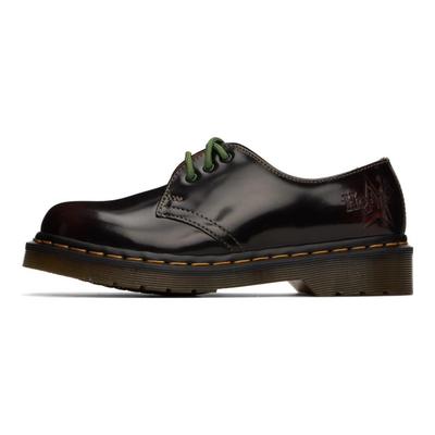 The Clash x Dr. Martens 1461 Вишнево-красные Унисекс Кроссовки 28001600