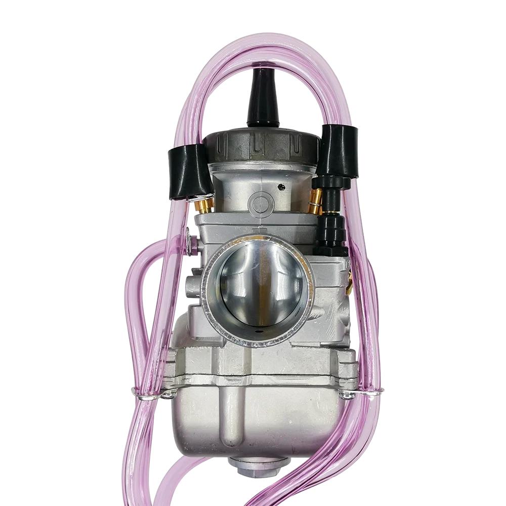 Карбюратор для мотоцикла PWK 33 34 35 36 38 40 42 мм Для Honda CR250R Гоночных скутеров Мотокросса Квадроцикла С Power Jet PWK38 300-650cc