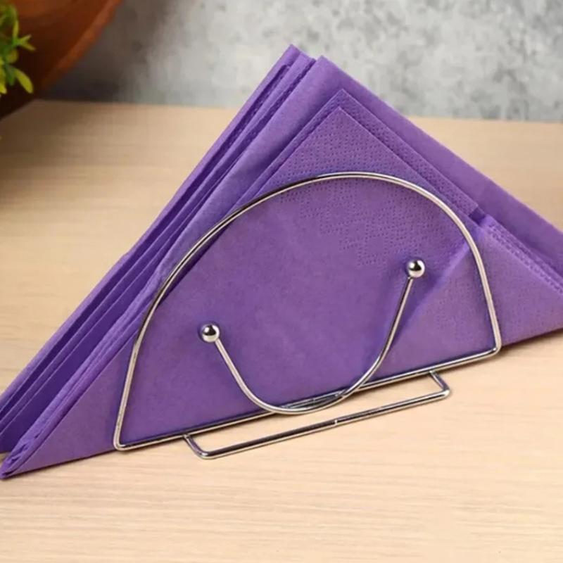 1Pcs Towel Rack Table Napkin Holder For Hotel Restaurant Coffee Shop Napkin Clip Rack Box Serviette Holder Tissue