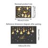 Christmas Adhesive-Free Scene Setting Static Sticker Easy To Use Window Stickers Store Decor 10 Styles