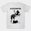Мужская черная футболка с принтом группы Alexisonfire, печать на трансферной бумаге без вырезания, хлопковая футболка