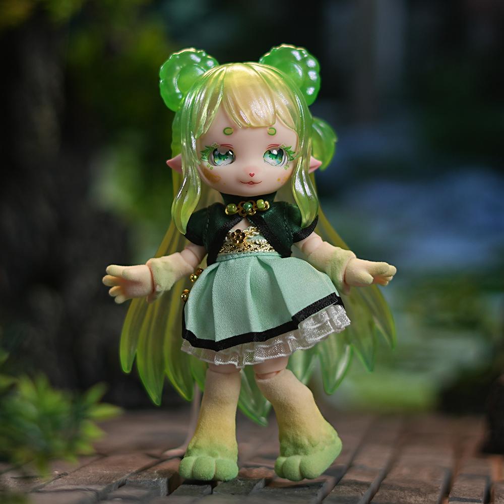 DBS MAYTREE 14см Кукла Древний Зверь Серия Весенний Лес Кукла OB11 Серия BJD Животный Стиль Кавайная Игрушка Сюрприз Слепой Бокс