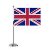 Drapeau Bureau Du Royaume-Uni – 14 X 21 Cm – Polyester – Socle Acier Inoxydable