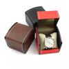 Flip Cover Watch Display Case PU Faux Leather Watch Packaging Box Simplicity Watch Gift Box