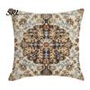 Hidden Zipper Pillowcase Boho Throw Pillow Covers, 18 x Inch Bohemia Case Ethnic Style Cushion Case, Decorative for Sofa Couch Cover