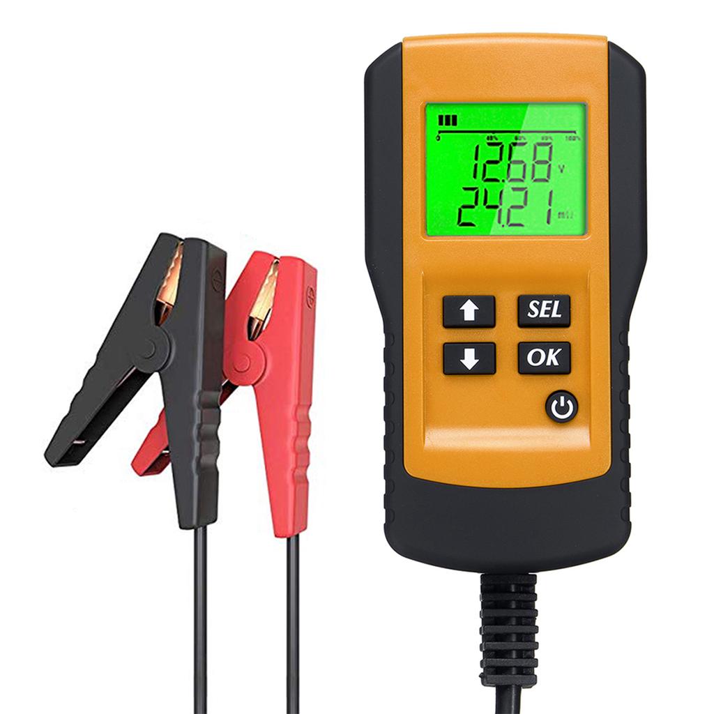Battery Tester Car Battery Load Tester 12V 100-9999CCA Digital Battery Analyzer for Cars and