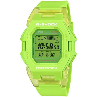 G-Shock мужские часы, Bluetooth, шагомер, зеленые, японская модель GD-B500S-3JF