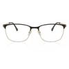 Ободковые квадратные черно-золотые очки унисекс Smartbuy Collection Clausen 899b