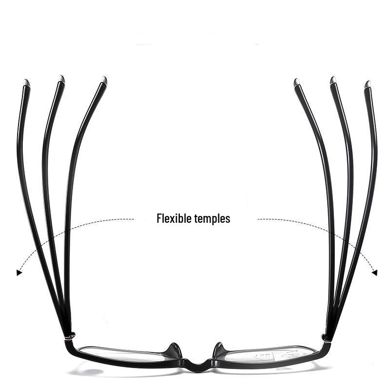 Унисекс Прогрессивные фотохромные очки для чтения в полной оправе с защитой от синего света для зрения вдаль и вблизи