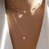 Pearl Clavicle Chain Jewelry Long Neck Accessories Women's Fashion Versatile Alloy Multi-layer Necklace