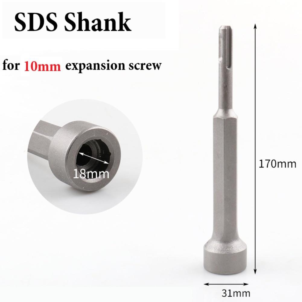 Expansion Anchor Socket Tool Rotary Hammer Dual-Function Tool 40Cr Steel Construction Precise Hammering Action