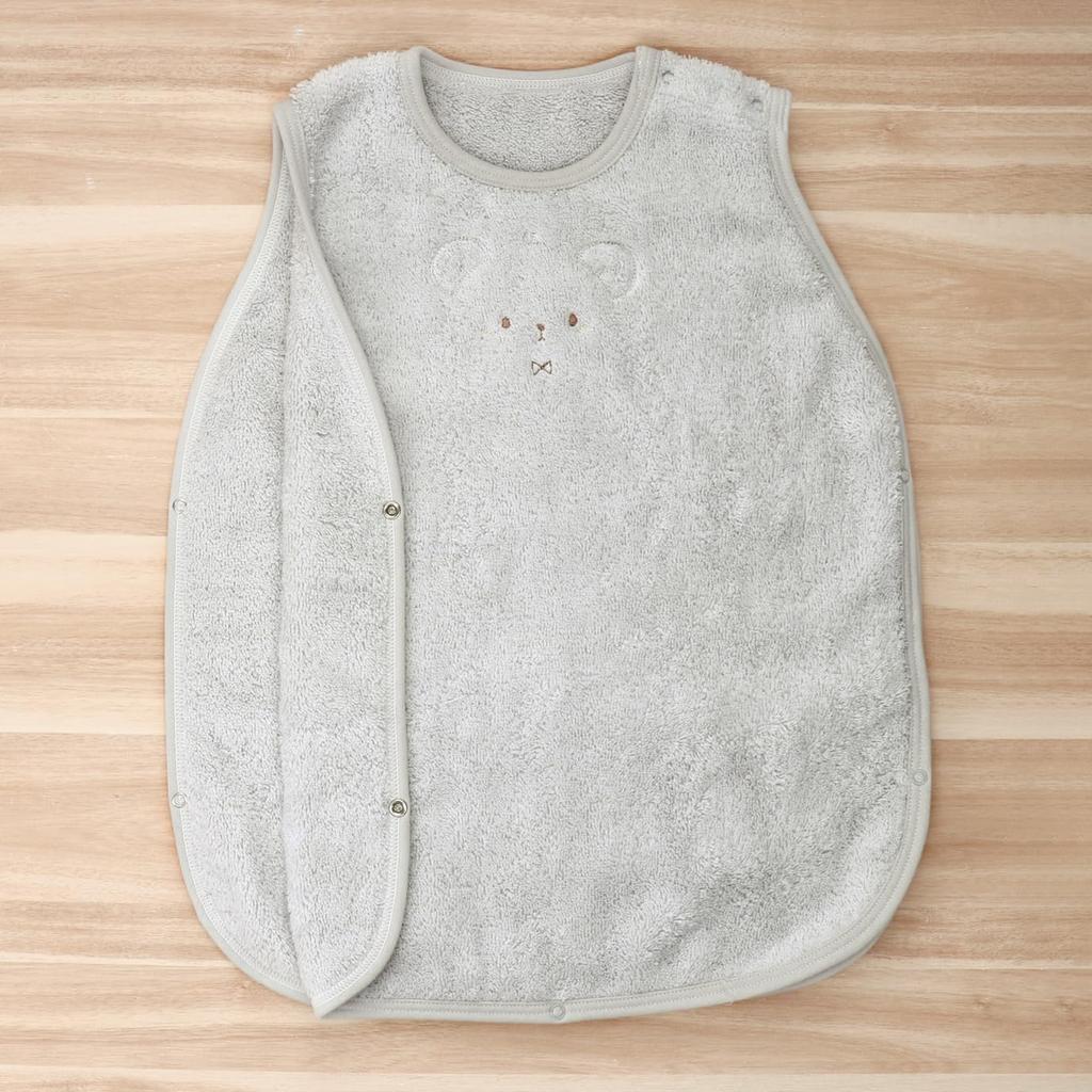 Baby Castle for Ages Made In Japan Sleeper, Smiley, Gray, 0-2,