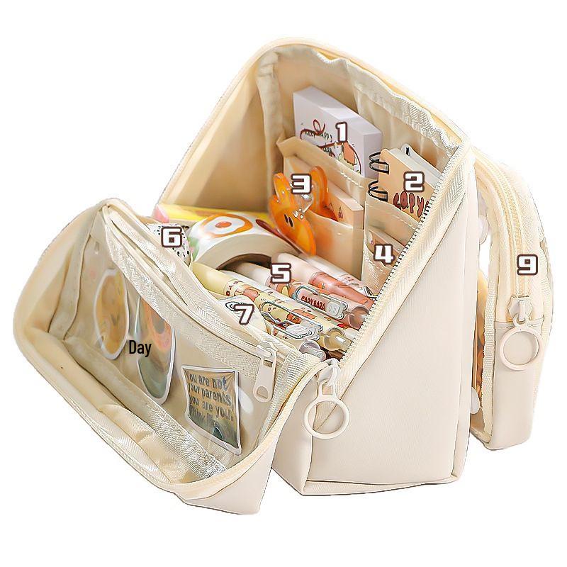 Вместительный пенал в стиле ита-бэг, отстегивающийся, для студентов - Дизайн 2025 года высокой ценности