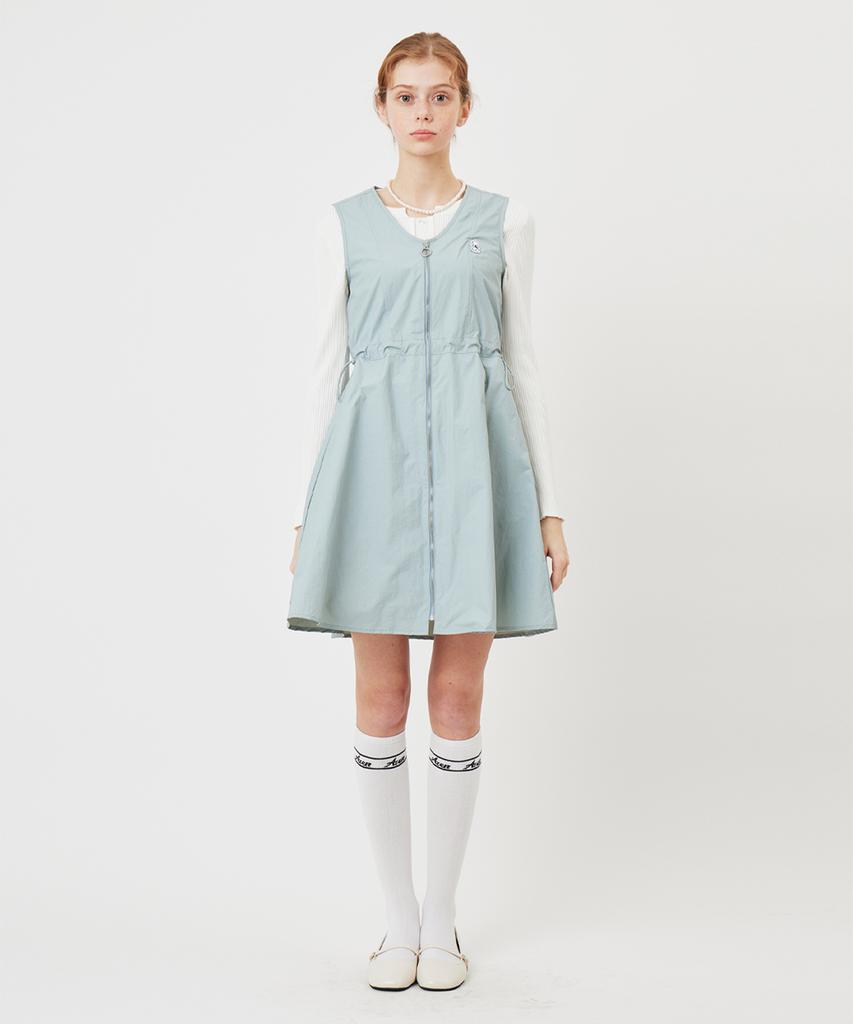 AVEN Sleeveless V-Neck Dress Mint