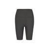 Solid Knit Cycling Breathable Sports Shorts Women Bottoms Charcoal-Black 23RCS604WGH1