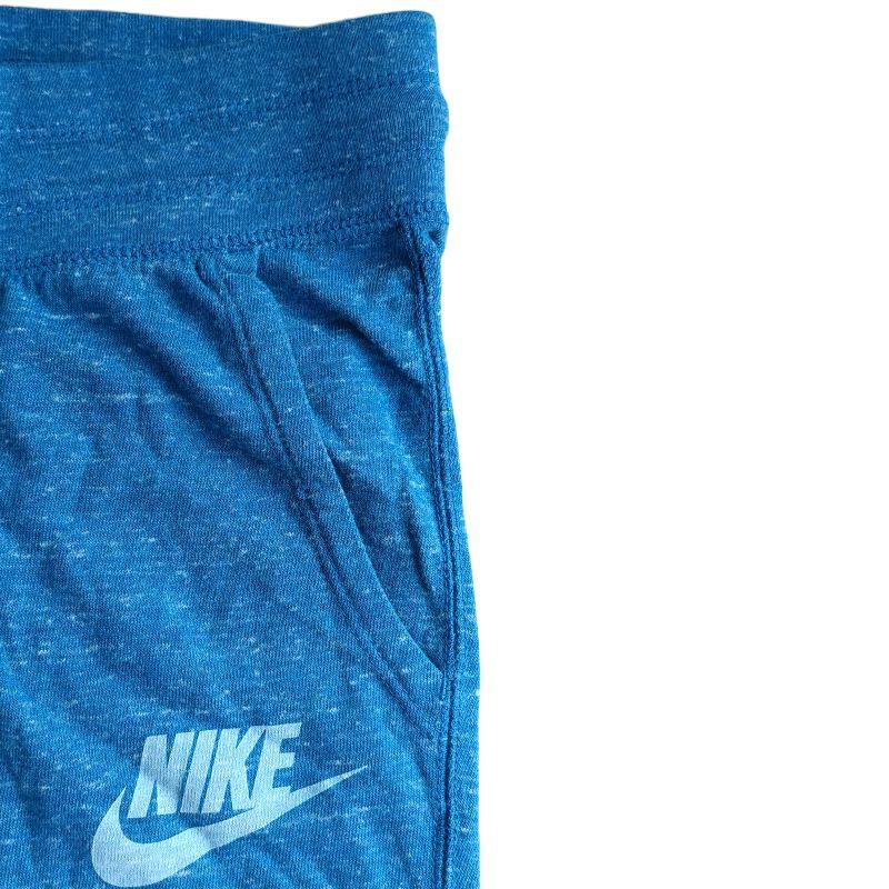 Nike Удобные влагоотводящие облегающие дышащие повседневные брюки женские низы синего цвета 904539-301