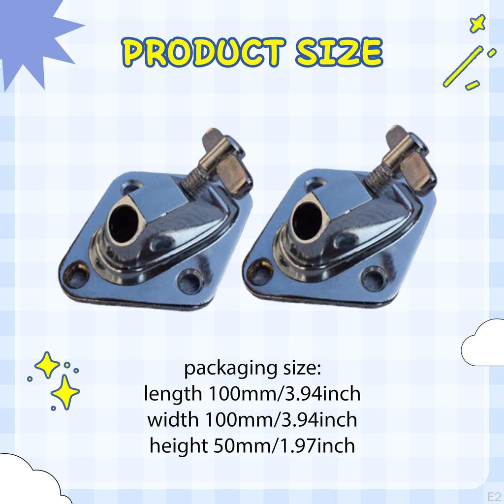 2x Металлические напольные том-том держатели для ножек стойки держатели запчасти для ремонта