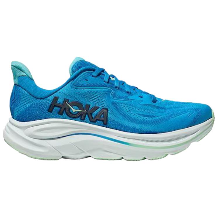 HOKA Clifton 10 Широкие Небесно-голубые Мужские Кроссовки 1162032-HSK