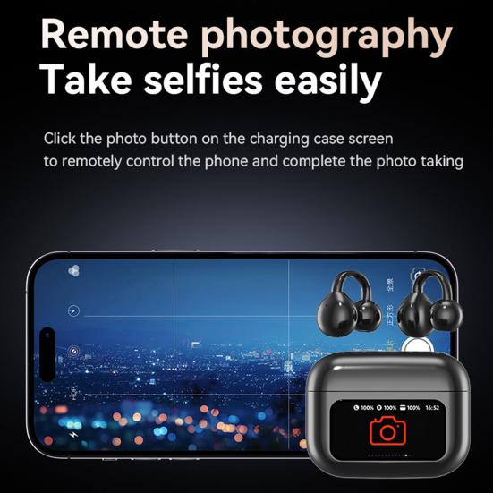 1 пара беспроводных наушников с быстрой зарядкой, сенсорным управлением, ушными вкладышами, совместимыми с Bluetooth, встроенным микрофоном и функцией шумоподавления