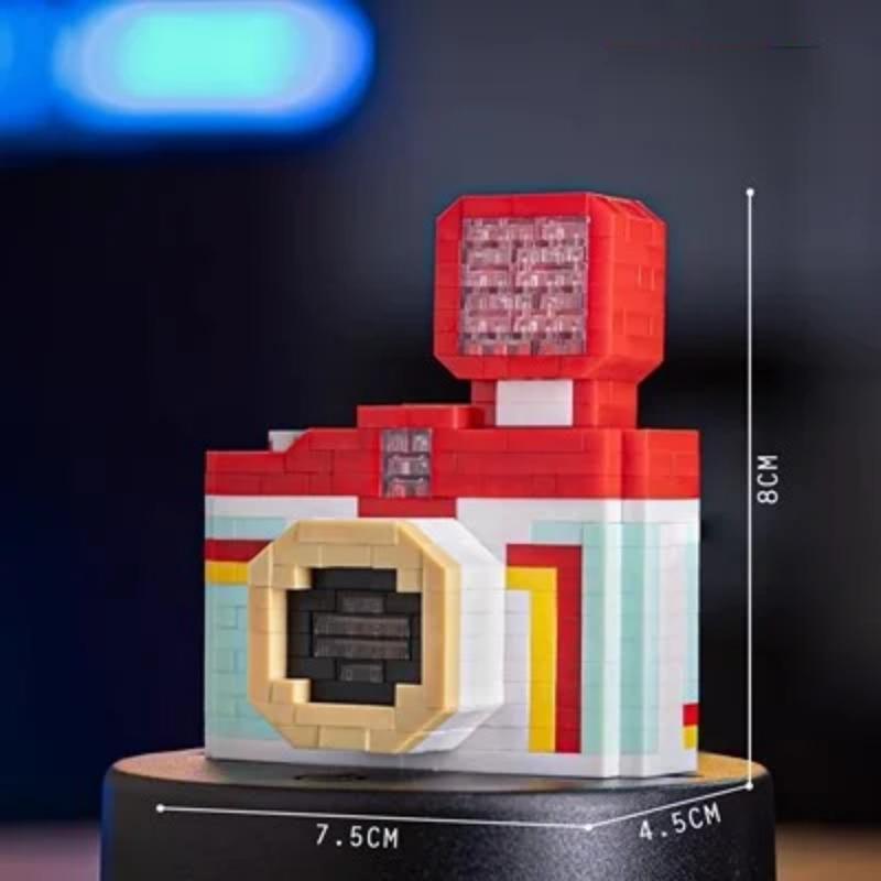 Креативная камера Строительные блоки Ретро DSLR камера Модель Микроблоки Игрушки для мальчиков Девочек Подарок на день рождения Детские игрушки Кирпичи
