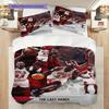 Legends Court Icons Action Three-piece set(1 * duvet cover + 2 * pillowcase, without core)Soft and comfortable Duvet cover and pillowcase Bedding set